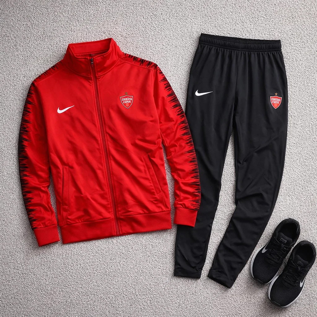 ست بهاره مردانه (سوییشرت شلوار ) پرسپولیس مدلJ92