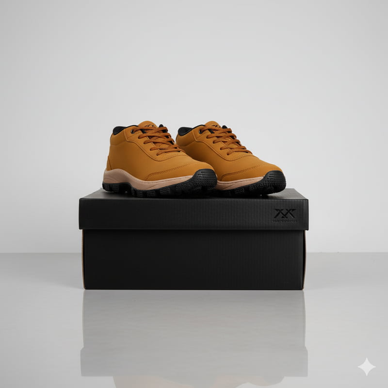 کفش مردانه عسلی CK مدل Behdad