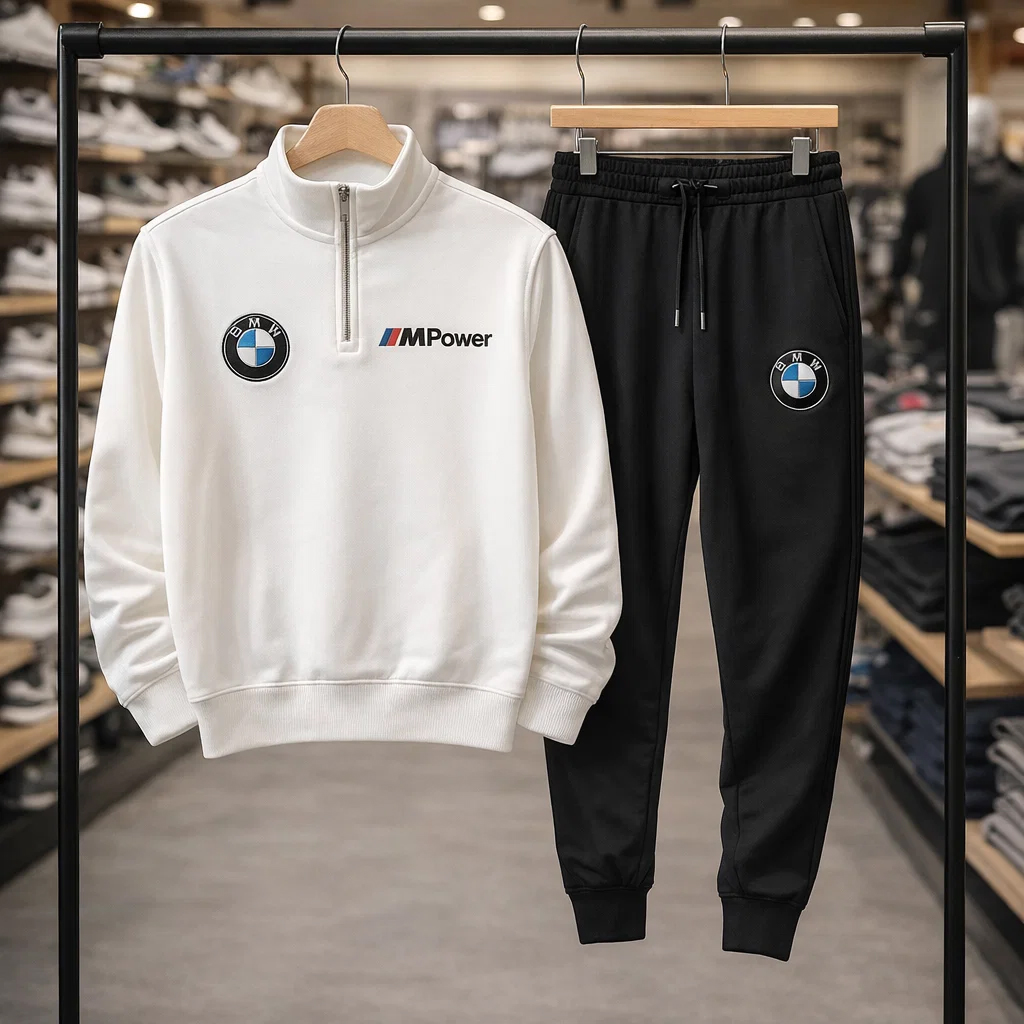 ست راحتی مردانه سوییشرت شلوار مدل Mpower